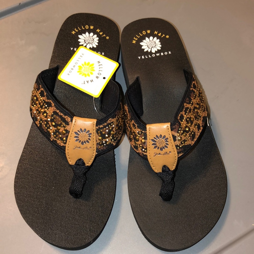 Yellow box Sandals